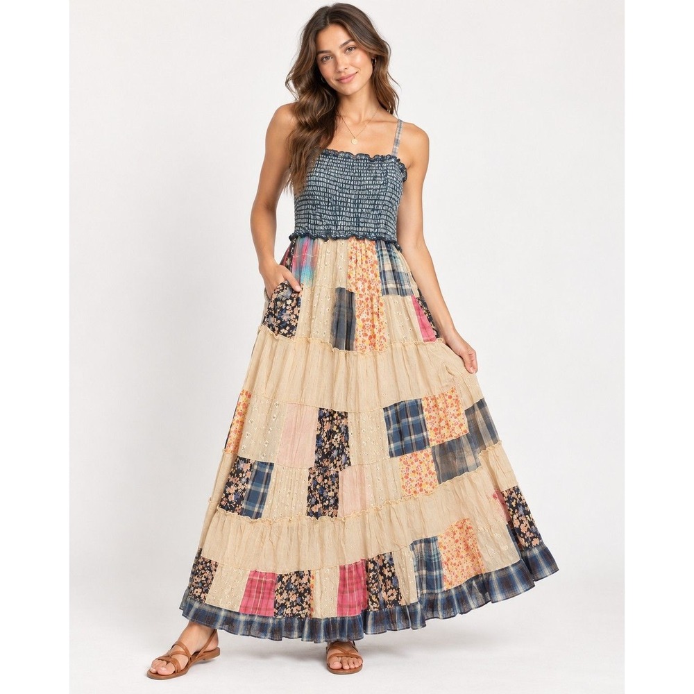 nwt young threads maxi dress
